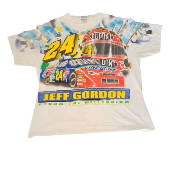 RARE Vtg 2000 Jeff Gordon Storm The Millennium Chase Authentics Shirt XL EUC - Picture 1 of 12